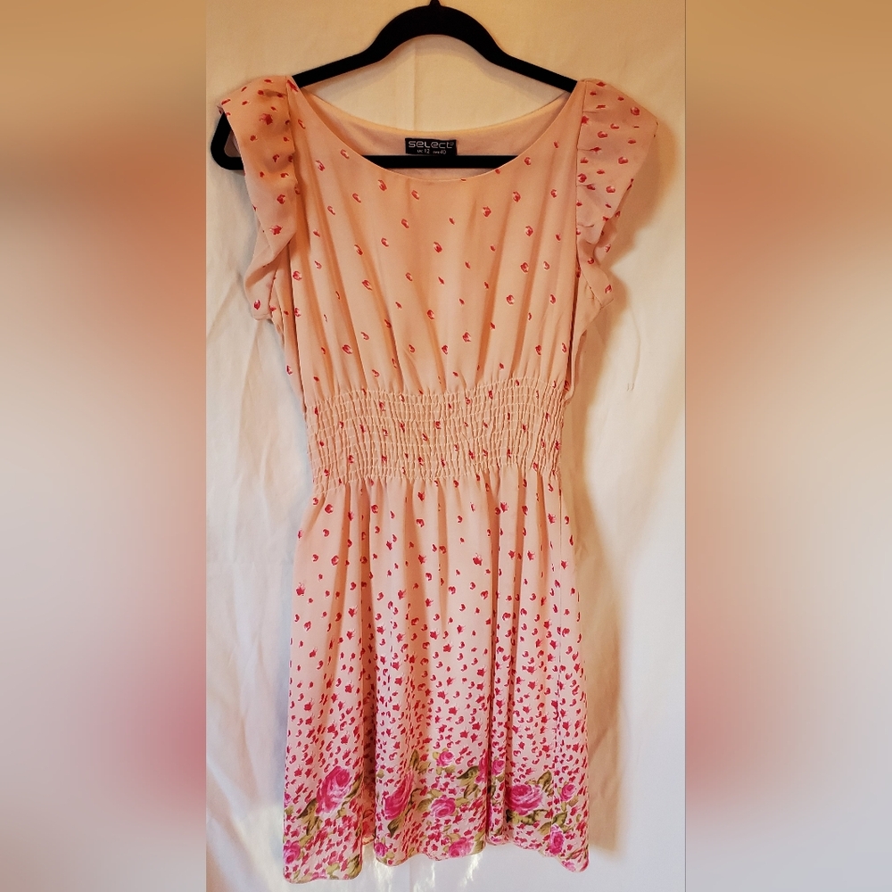Pink Floral Dress